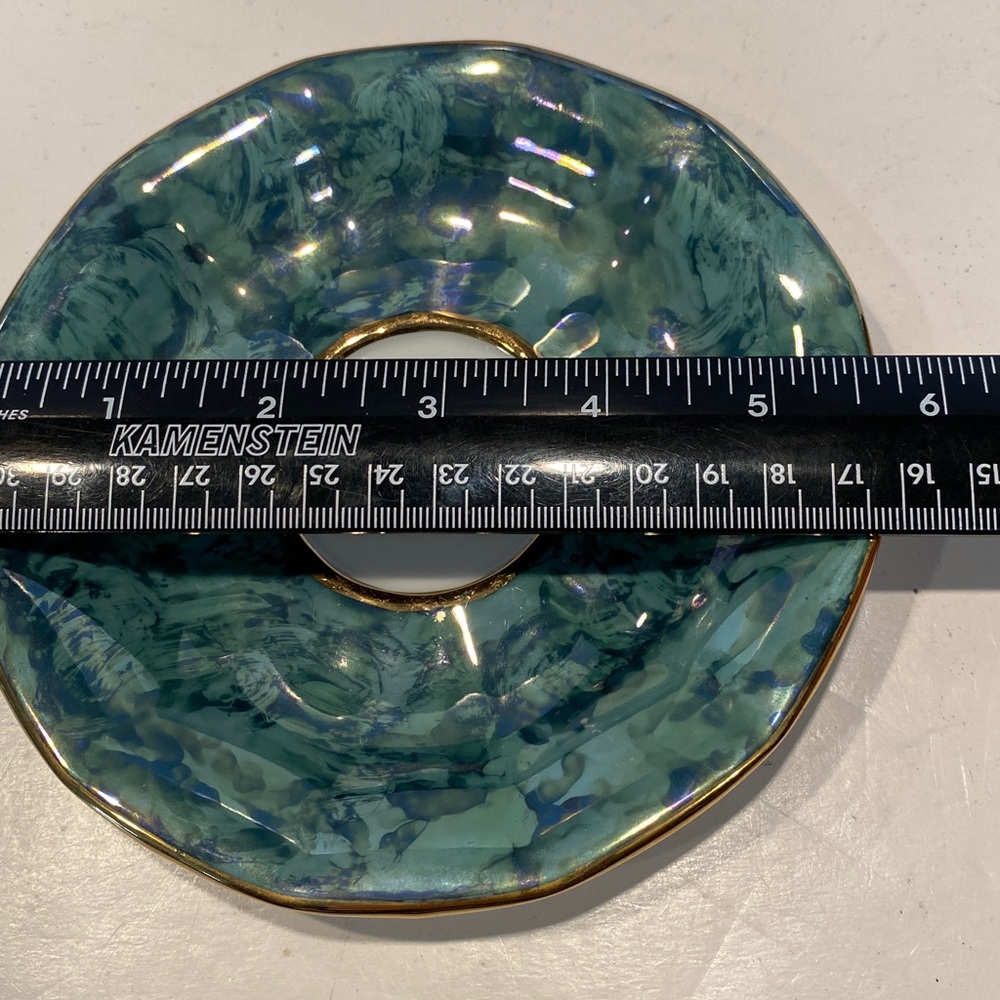 AICH DEKOR, Czechoslovakia Teacup, Saucer and Cake Plate - Picture 8 of 9